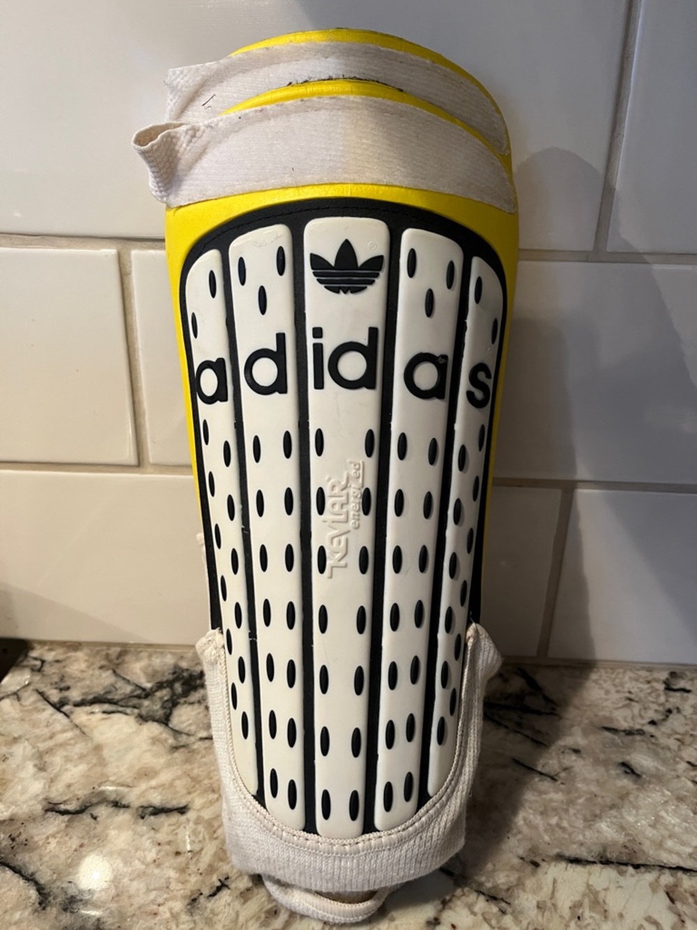 Vintage! Adidas adiSAFE Kevlar soccer shin guards